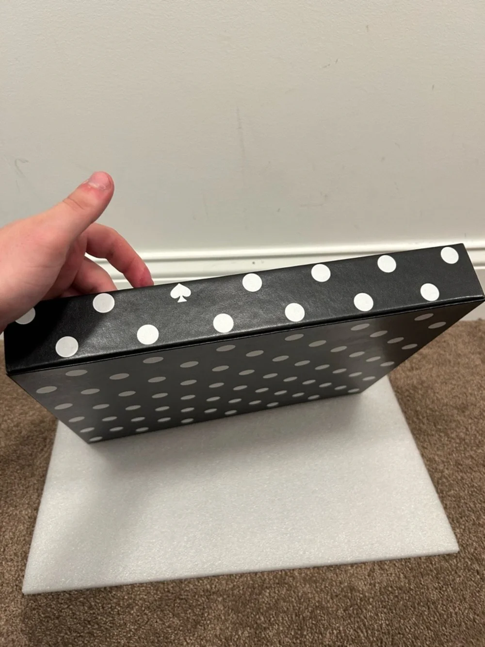 Kate spade leatherette polka dot desk tray organizer